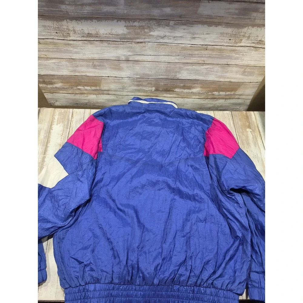 Vintage Laura Katherine Colorblock Tracksuit Blue Pink Windbreaker Set M L